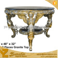home decoration casting bronze sculpture of table with three legs